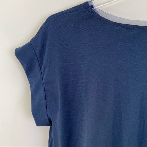 Zara Blue Top with short sleeves - Picture 9 of 13